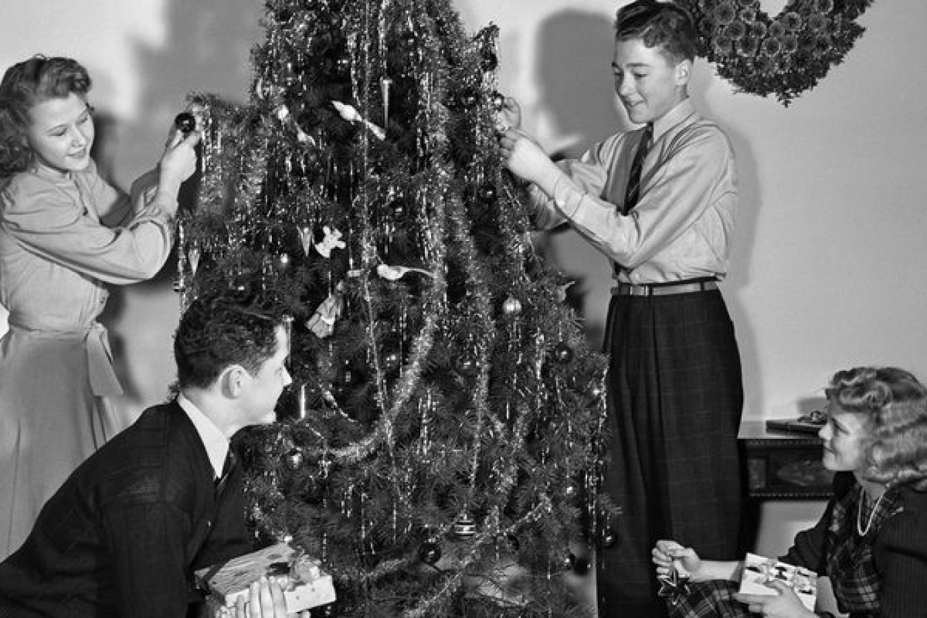 La tradición del árbol de Navidad…