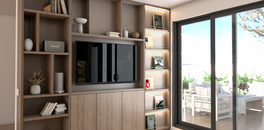 TV CABINET Render